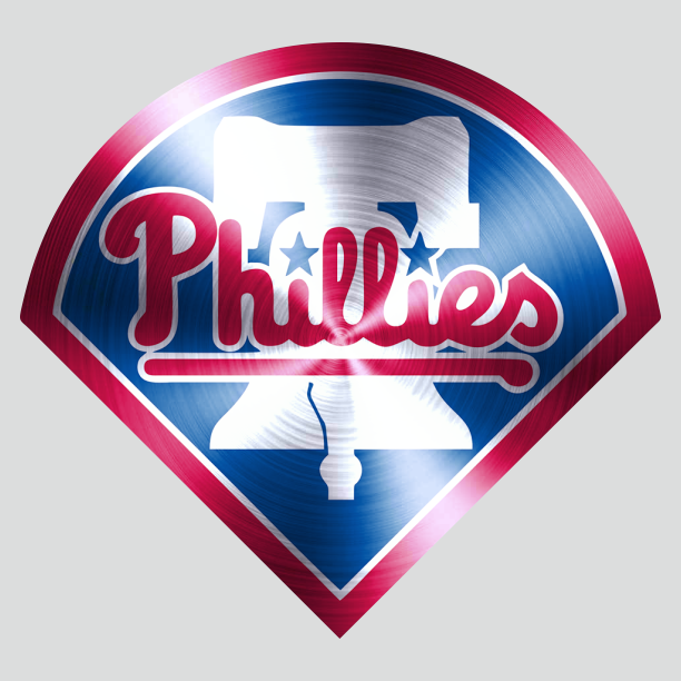 Philadelphia Phillies Stainless steel logo vinyl decal